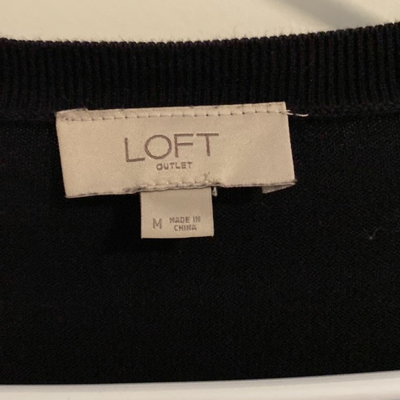 Loft Outlet Black Cardigan Size M - Picture 2 of 3